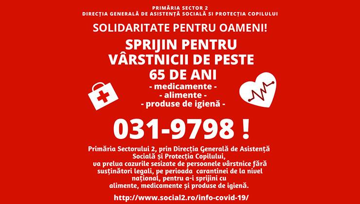 Telefonul vârstnicului 031 – 9798