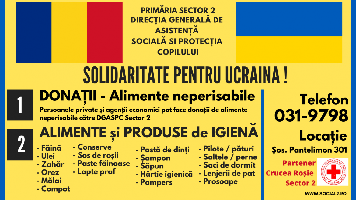 Solidaritate pentru Ucraina !
