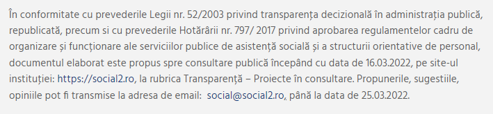 Propunere, consultare