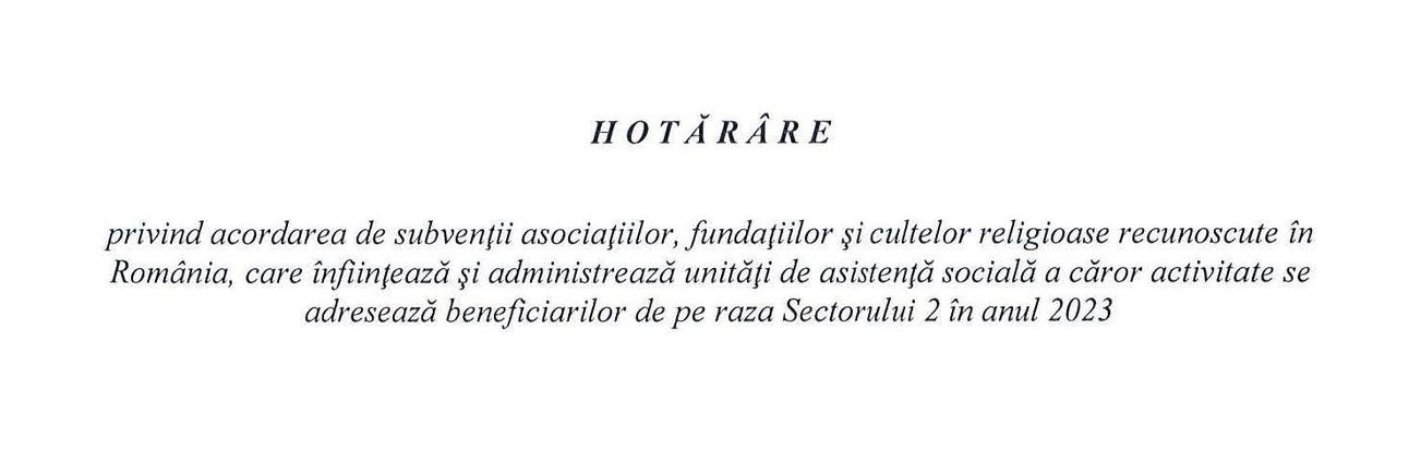 Subvenții pentru asociațiile, fundațiile și cultele recunoscute în România licențiate ca furnizori de servicii sociale