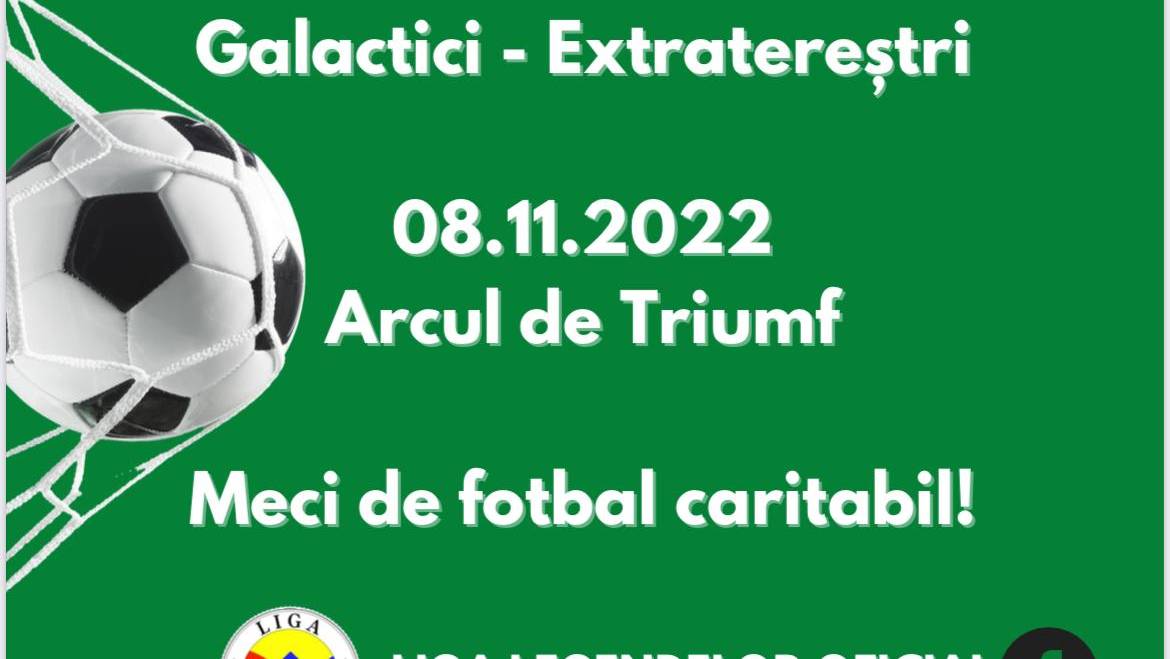 “FOTBALUL FACE BINE” – ”ALL STAR GAME” – ”Alături de Irene și Sectia de Oncohematologie Pediatrica I.C.Fundeni”!