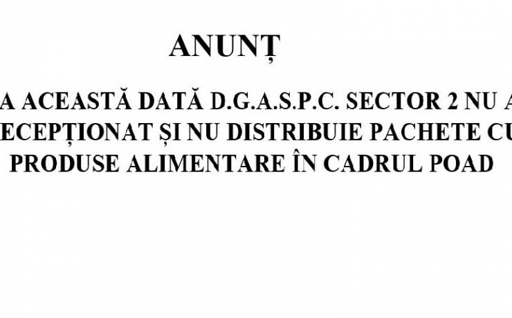 Anunț POAD