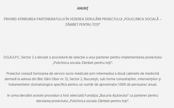 ANUNȚ